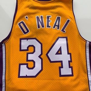 Shaquille O’Neal LA Lakers Mitchell & Ness HWC Swingman Jersey